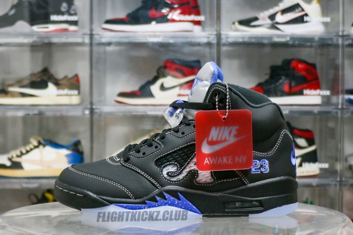 Awake NY x Air Jordan 5  Racer Black  2025 （A1）