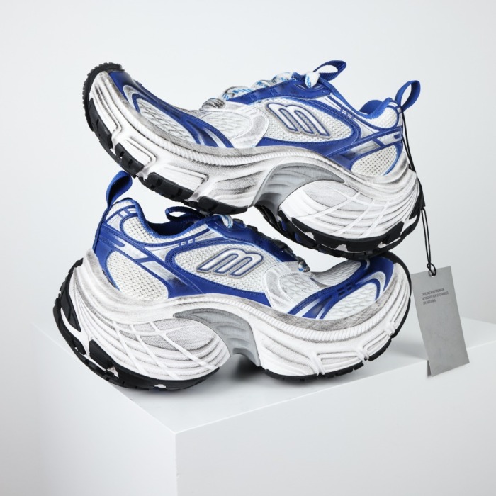 Balenciag*  10XL Sneaker Blue White Gray