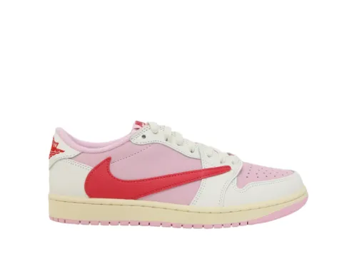 Travis Scott x Air Jordan 1 Low OG Shy Pink Pack Tropical Pink 2026 GS ( A1)