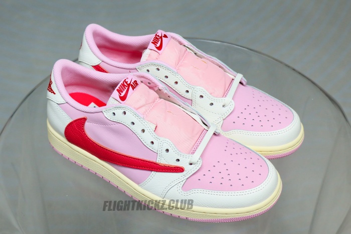 Travis Scott x Air Jordan 1 Low OG Shy Pink Pack Tropical Pink 2026 (A1)