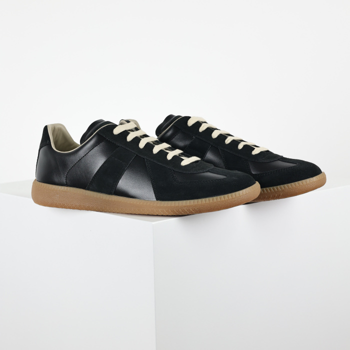 Maison Margiela Replica German Army Trainer (GATs) Black Gum