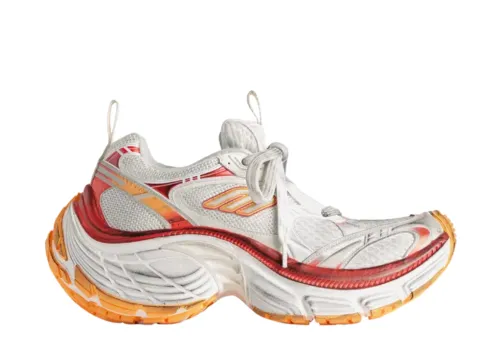 Balenciag* 10XL Sneaker 'Worn-Out - White Red Orange'