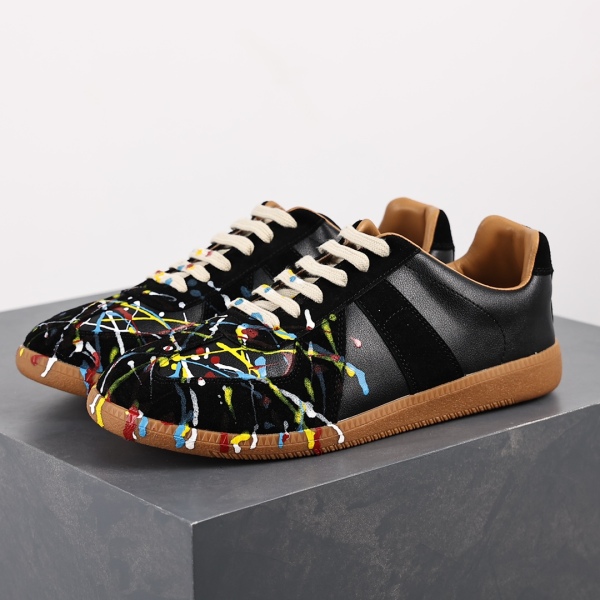 Maison Margiela Wmns Replica Low 'Paint Splatter - Black Pollock'