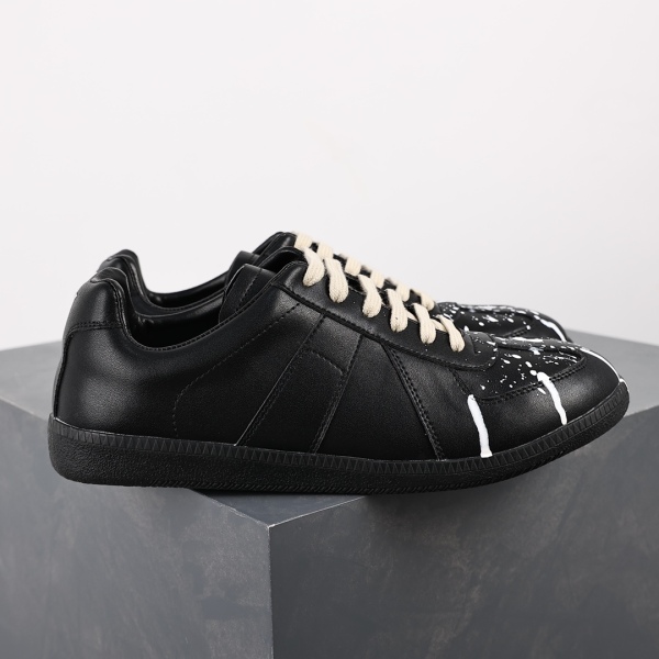 Maison Margiela MM6 Low Top 'Black Paint Splatter'