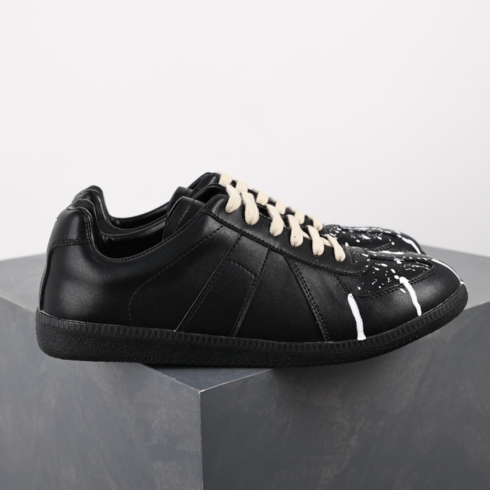 Maison Margiela MM6 Low Top 'Black Paint Splatter'