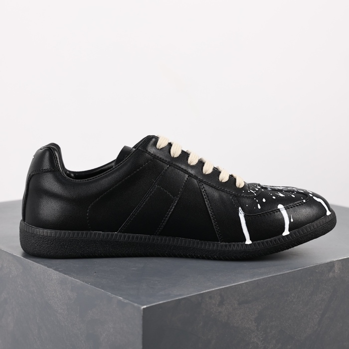 Maison Margiela MM6 Low Top 'Black Paint Splatter'