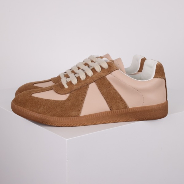 Maison Margiela Replica low-top Leather Sneakers  Brown