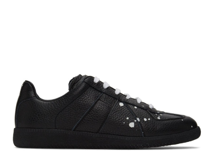 Maison Margiela MM6 Low Top 'Black Paint Splatter'