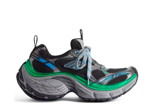 Balenciag* 10XL Sneaker Black Blue Green
