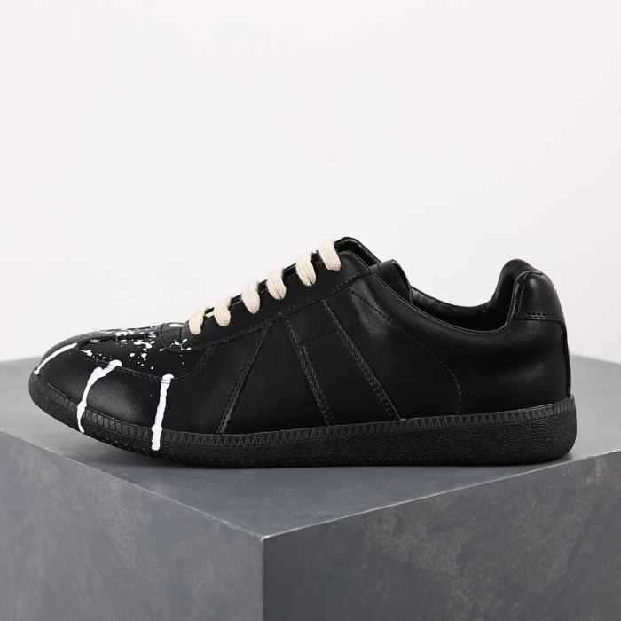 Maison Margiela MM6 Low Top 'Black Paint Splatter'