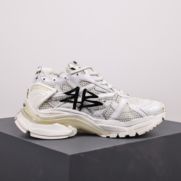 Balenciag* Runner Sneaker 'Graffiti - White Black'
