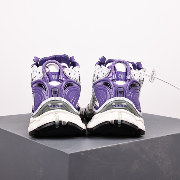 Balenciag* Runner Sneaker  Purple/Grey/White