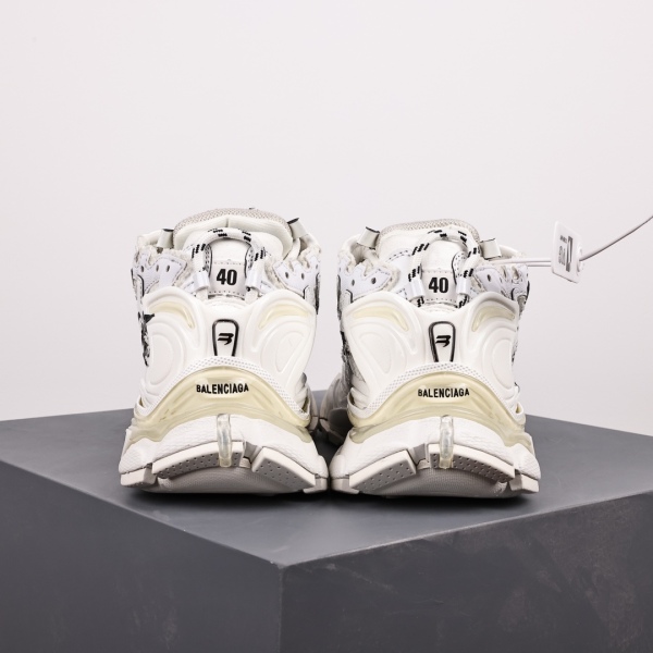 Balenciag* Runner Sneaker 'Graffiti - White Black'