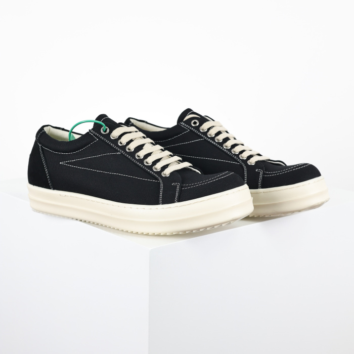 R!ck Owens DRKSHDW Vintage Sneaker 'Black Milk'
