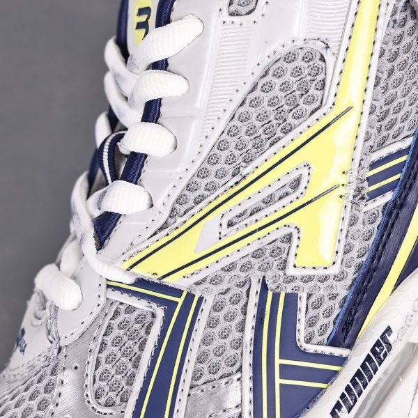 Balenciag* Runner Sneaker White Blue Yellow Grey Black
