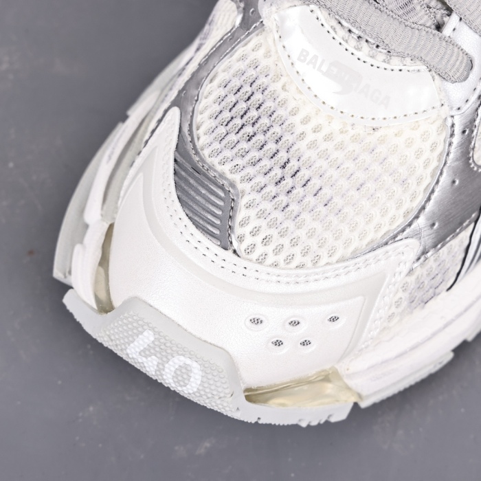Balenciag* Runner Sneaker 'White Silver'