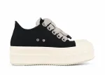 R!ck Owens DRKSHDW Mega Bumper Jumbolace Low 'Black Milk'