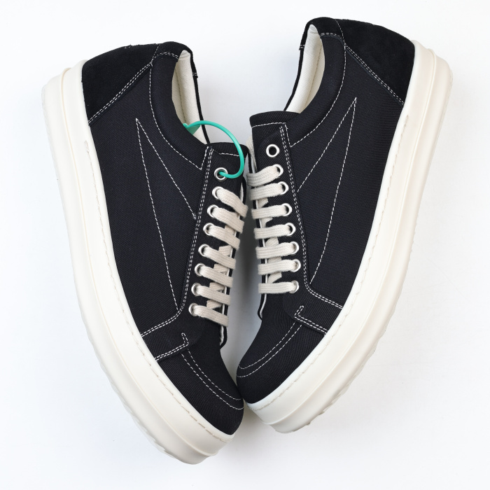 R!ck Owens DRKSHDW Vintage Sneaker 'Black Milk'