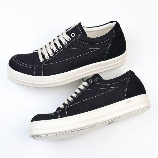 R!ck Owens DRKSHDW Vintage Sneaker 'Black Milk'