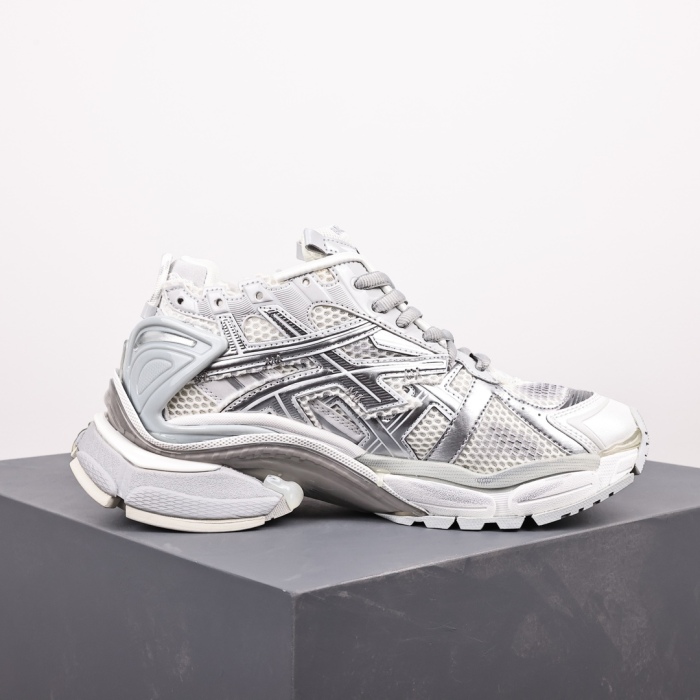 Balenciag* Runner Sneaker 'White Silver'