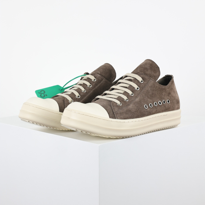 R!ck Owens eyelet-detail Sneakers Grey