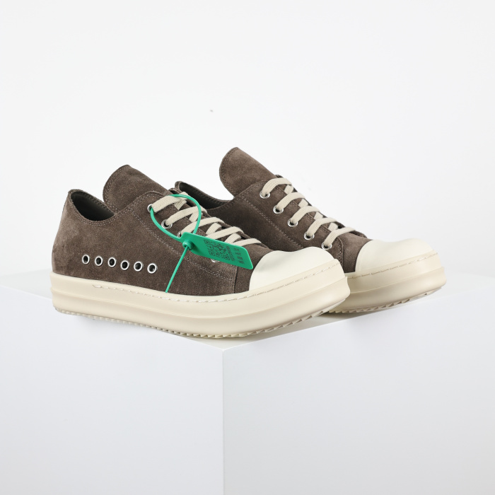 R!ck Owens eyelet-detail Sneakers Grey