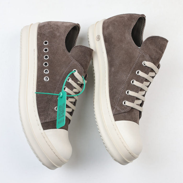 R!ck Owens eyelet-detail Sneakers Grey