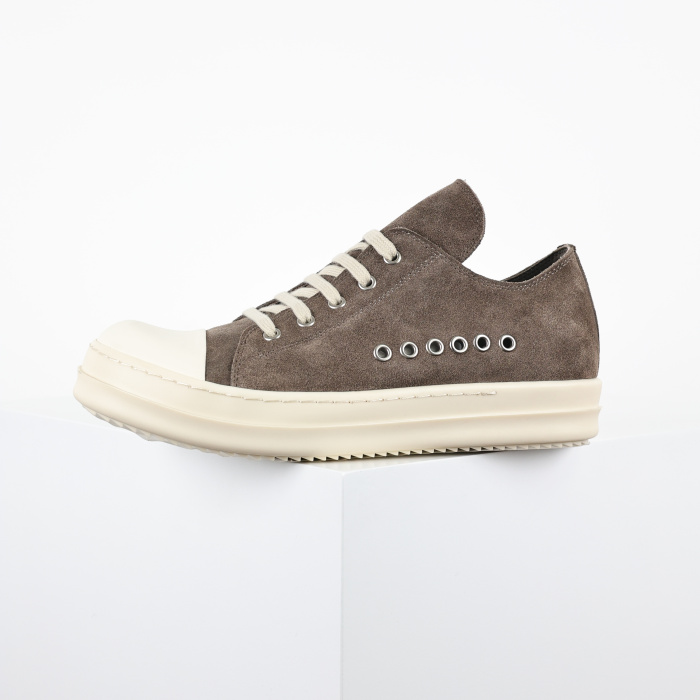 R!ck Owens eyelet-detail Sneakers Grey