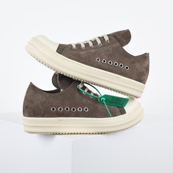 R!ck Owens eyelet-detail Sneakers Grey