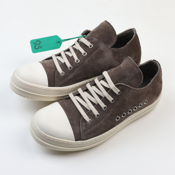R!ck Owens eyelet-detail Sneakers Grey