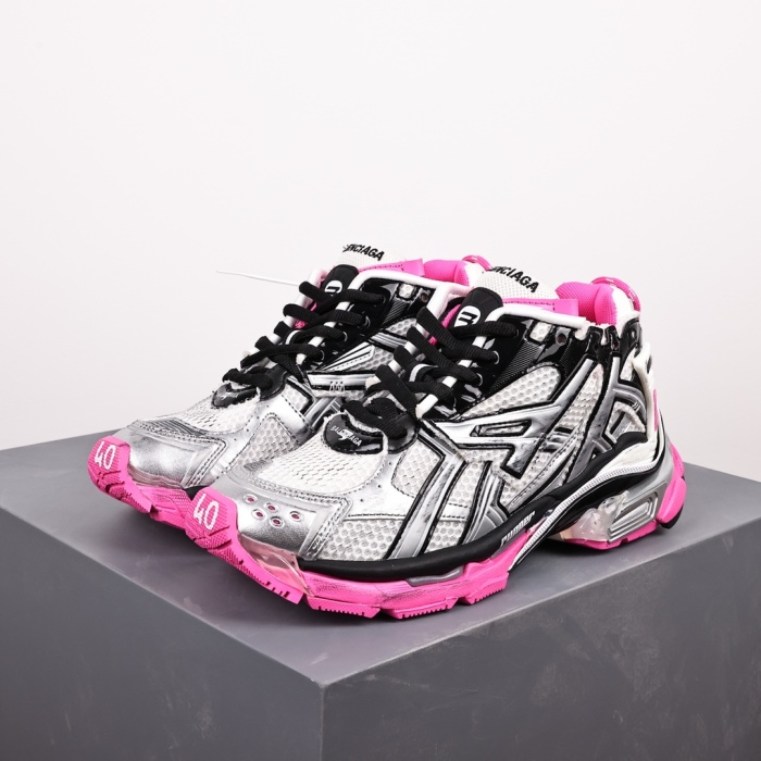 Balenciag* Runner Sneaker 'Worn-Out - Silver Pink'