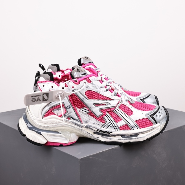 Balenciag* Runner Sneaker 'White Neon Pink'