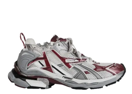 Balenciag* Runner Sneaker 'White Burgundy'