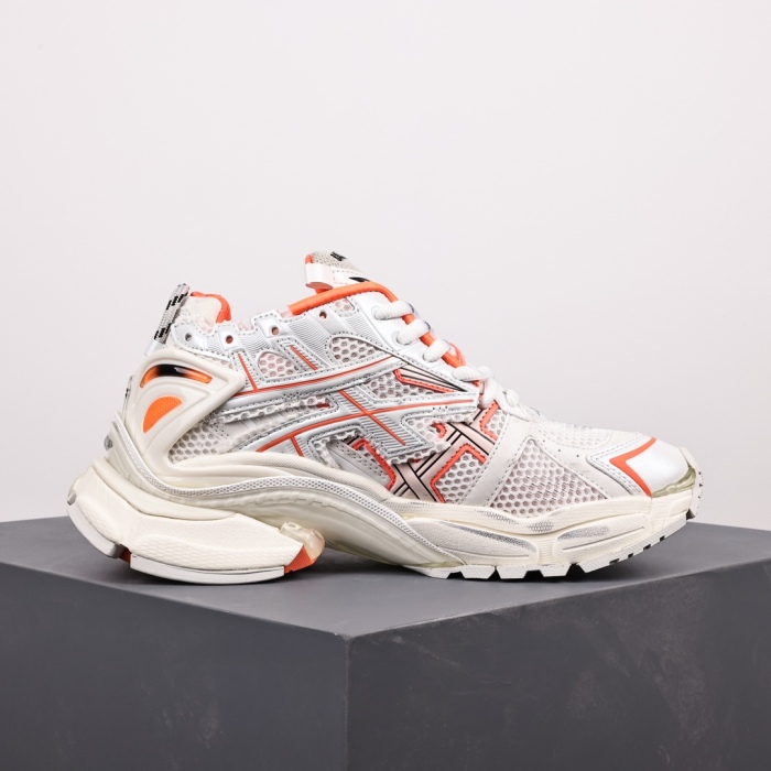Balenciag* Runner Sneaker 'Eggshell Neon Orange'