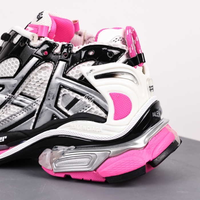 Balenciag* Runner Sneaker 'Worn-Out - Silver Pink'