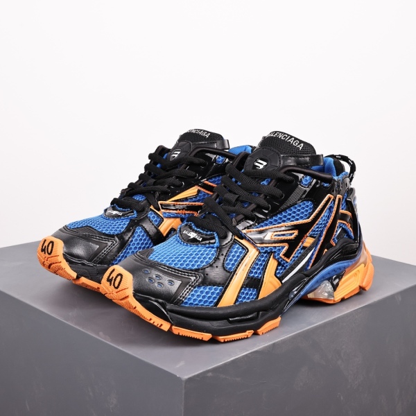 Balenciag* Runner Sneaker 'Blue Orange'