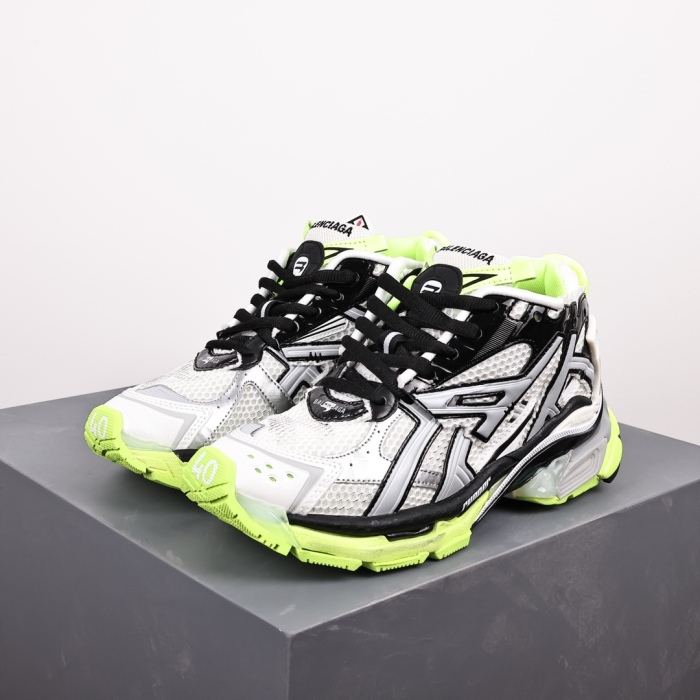 Balenciag* Runner Sneaker 'White Fluo Yellow'
