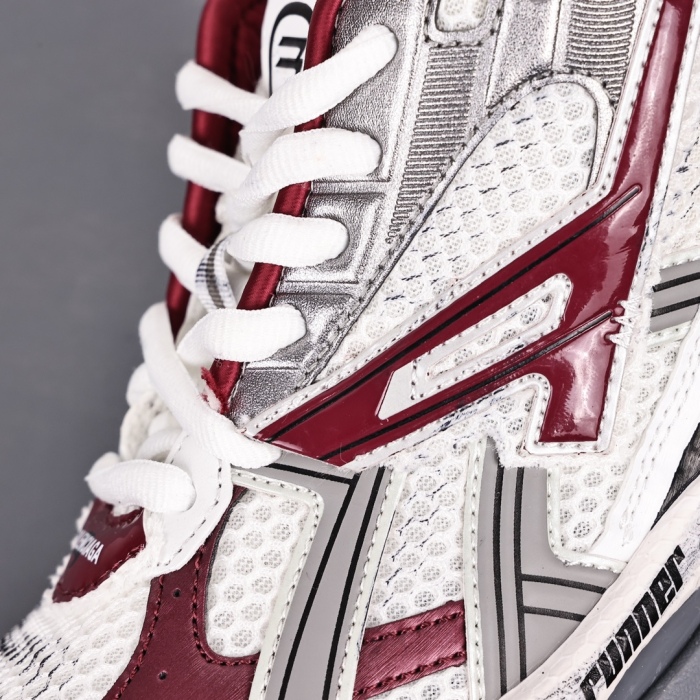 Balenciag* Runner Sneaker 'White Burgundy'