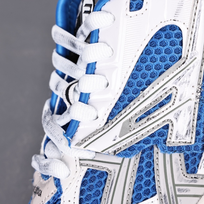 Balenciag* Runner Sneaker White/Blue