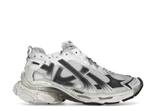 Balenciag* Runner Sneaker White Black Gradient