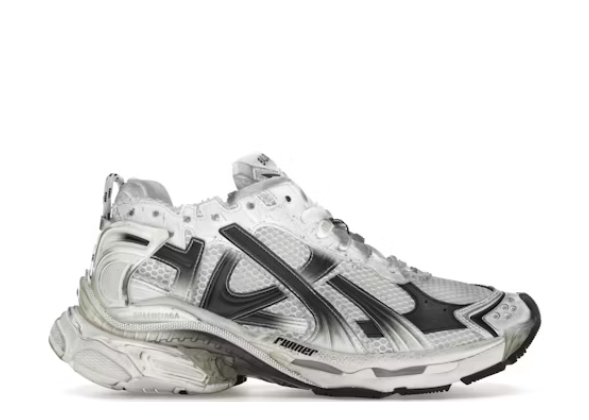 Balenciag* Runner Sneaker White Black Gradient