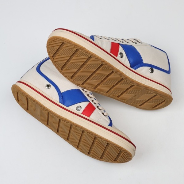 Botteg@ Venet@ Elliott White and Red Sporty Sneaker High