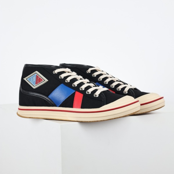 Botteg@ Venet@ Elliott Black Sporty Sneaker High