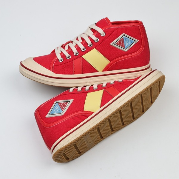 Botteg@ Venet@ Elliott Red Sporty Sneaker High