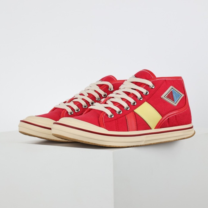 Botteg@ Venet@ Elliott Red Sporty Sneaker High