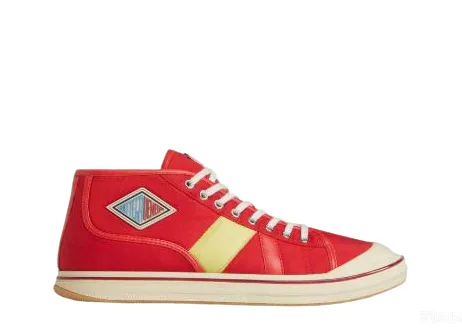 Botteg@ Venet@ Elliott Red Sporty Sneaker High