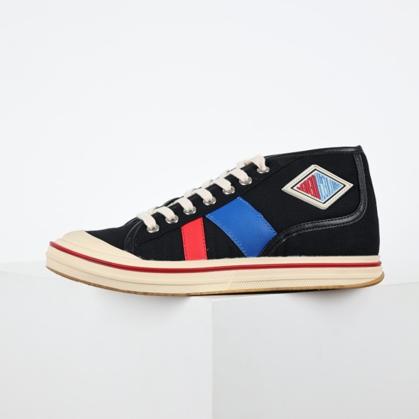 Botteg@ Venet@ Elliott Black Sporty Sneaker High