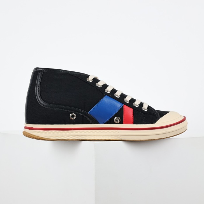 Botteg@ Venet@ Elliott Black Sporty Sneaker High