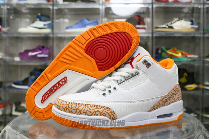 Air Jordan 3 Retro Orange Citrus WMNs