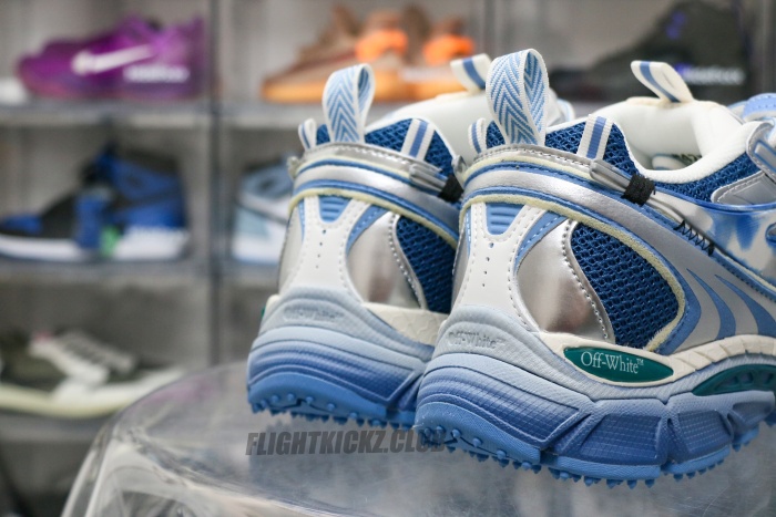OFF-WHITE Be Right Back Silver Blue
